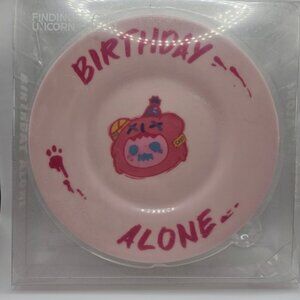 Finding Unicorn SHINWOO Birthday Alone Ghost Bear Plate